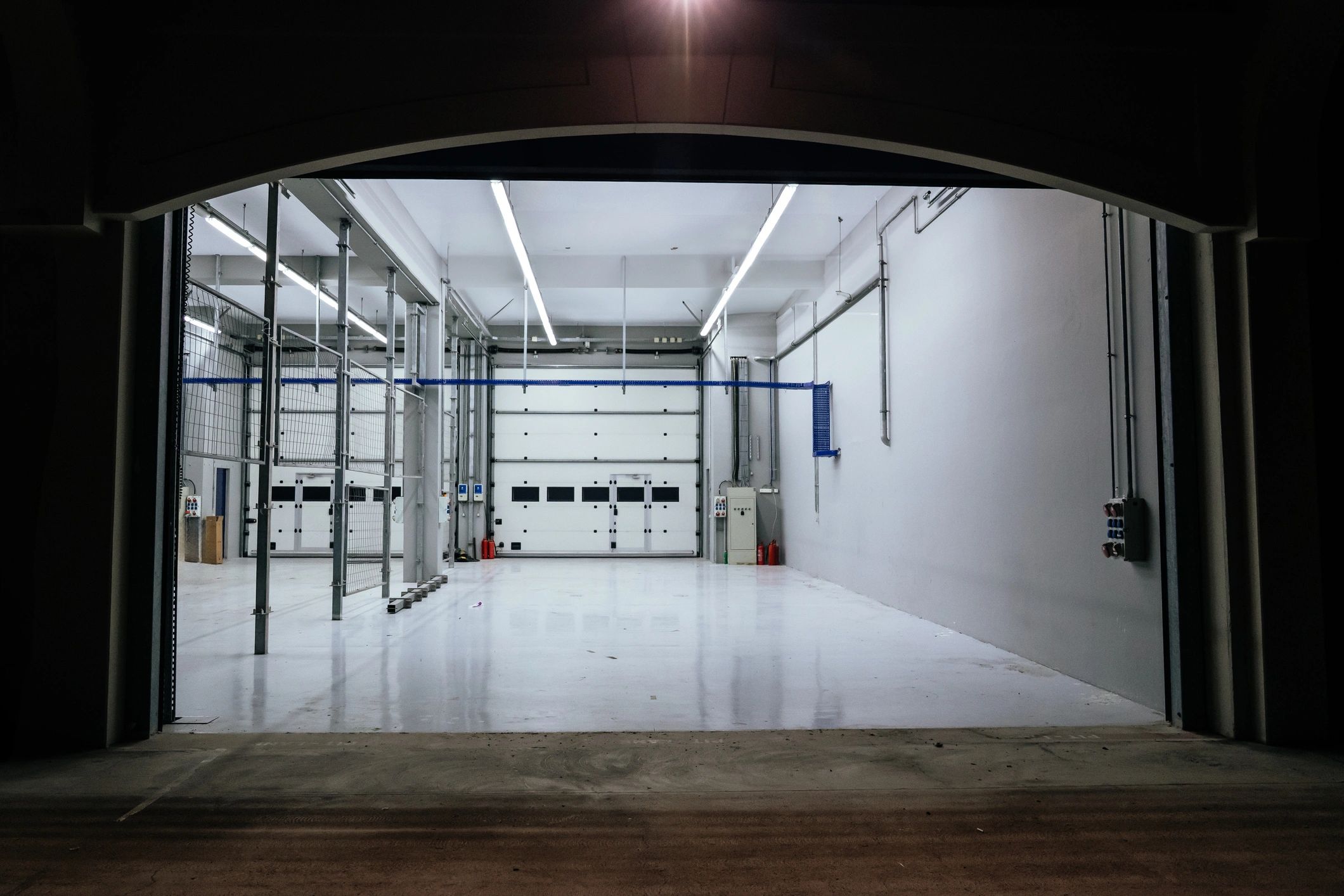Modern industrial interior ready for technical operations