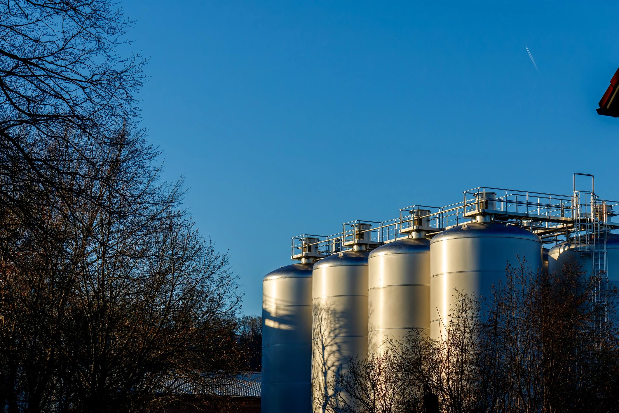 Large industrial storage infrastructure representing utility energy assets